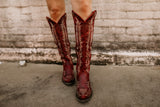 Mayra Biss Old Gringo Boots-Red