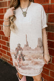Desert Cowboy T-Shirt Dress