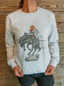 Jack-O-Bronc Crewneck