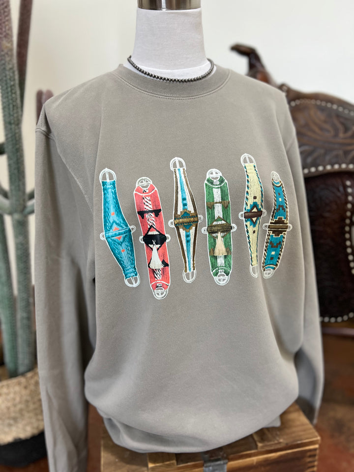 Cinch Em’ Crewneck-Concrete
