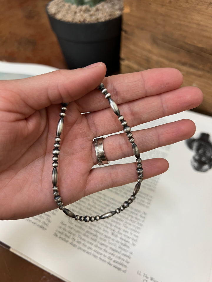 Torpedo Desert Pearl Necklace-16"