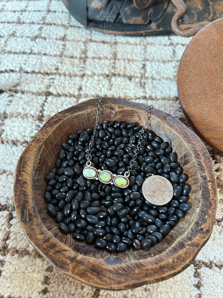 Palomino 3 Stone Necklace