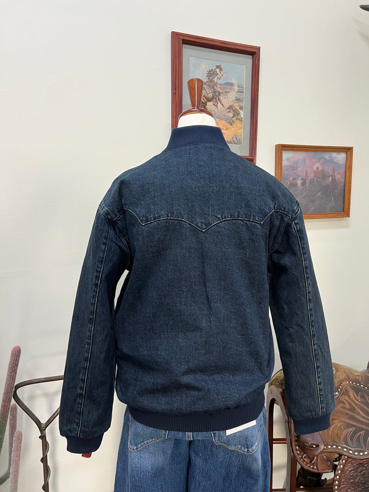 Western Embroidered Bomber Jacket