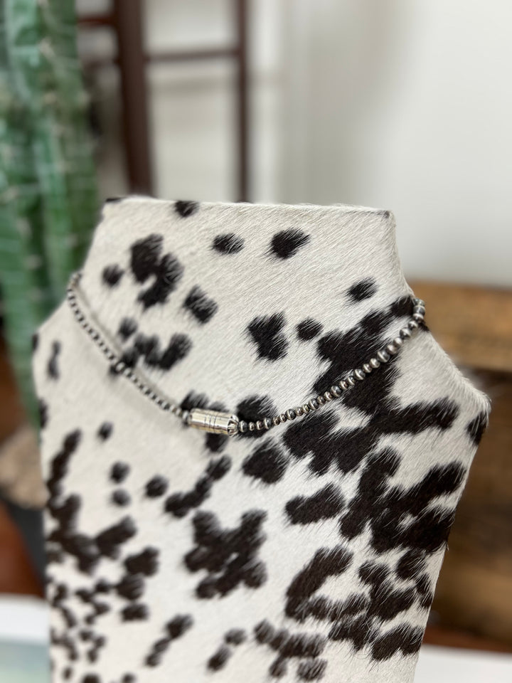 Barrel Desert Pearl Necklace-16"