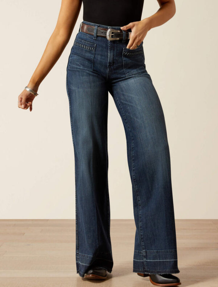 Ariat: Jill Wide Leg Jeans HR