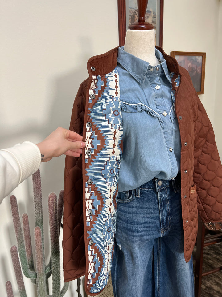 Rusted Quilted Jacket by Power River