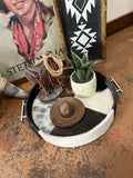 Cowhide Tray-A
