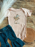 Wild One Onesie-Peach