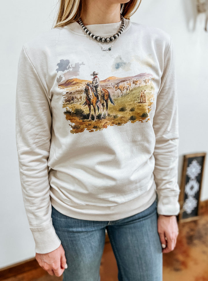 Ranchin' Out West Crewneck