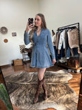 Denim Buckle Dress