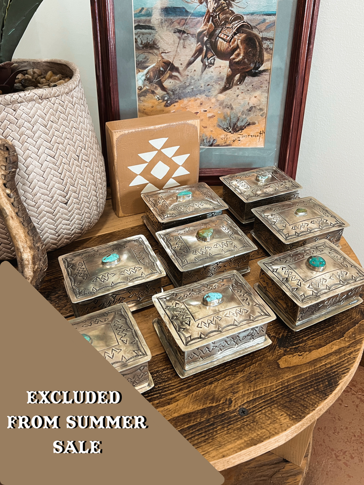 Small Stamped Jewelry Box