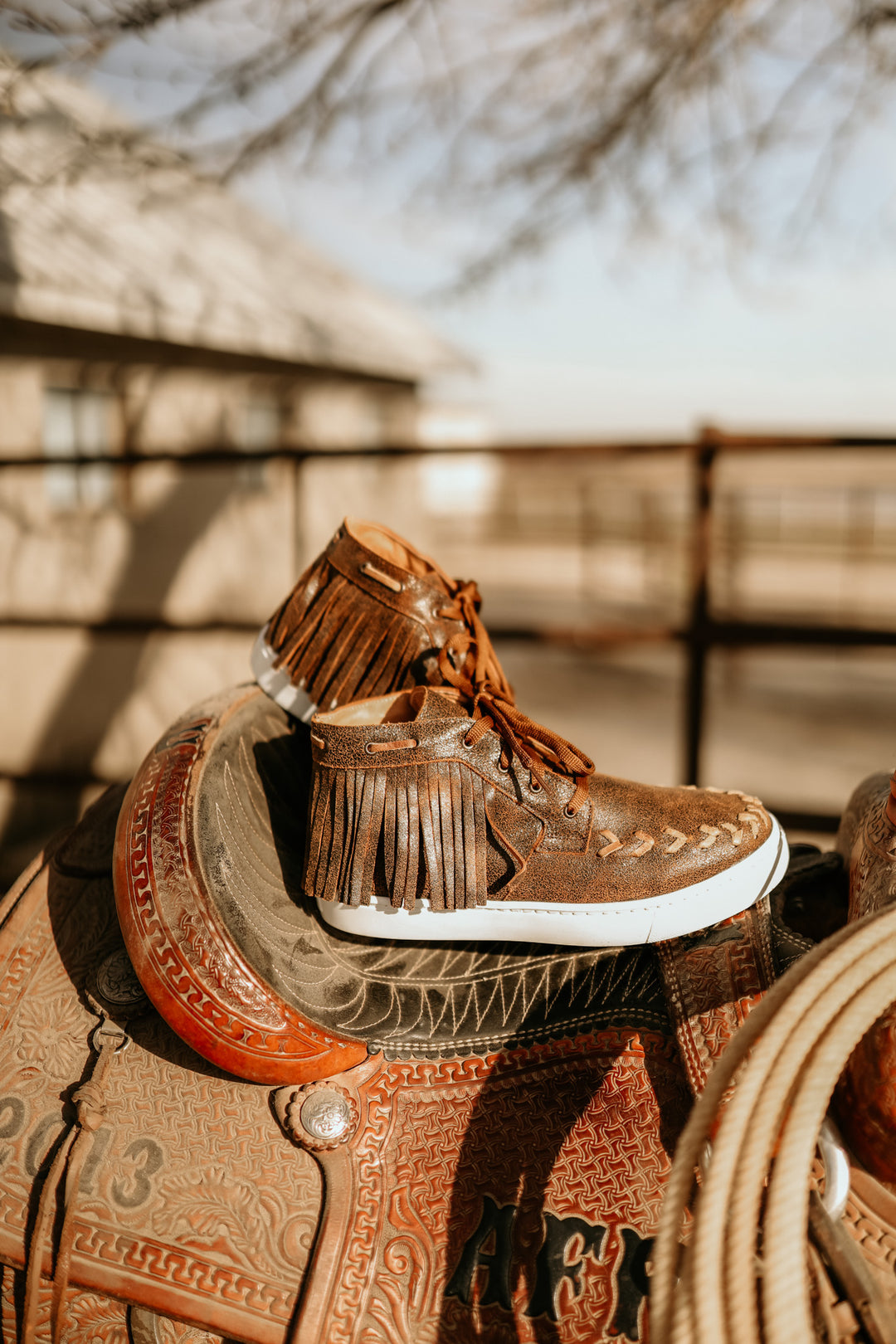 The Cheyenne Fringe Tennis Shoes