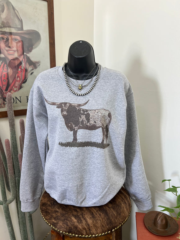 Grazing Longhorn Crewneck