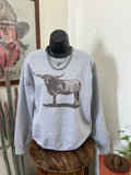 Grazing Longhorn Crewneck