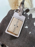 Luggage Key Chain-Cream