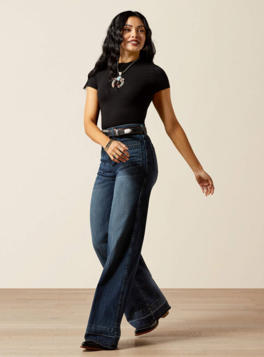 Ariat: Jill Wide Leg Jeans HR