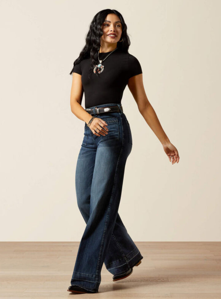 Ariat: Jill Wide Leg Jeans HR