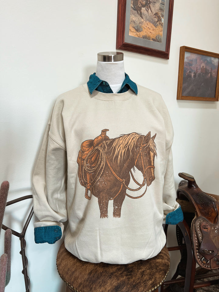 The Steed Crewneck{Multiple Colors}