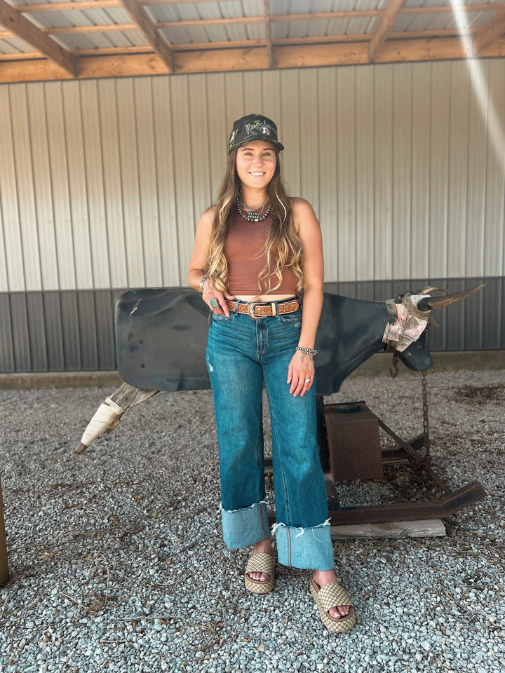 The Buckley Wide Leg Jeans