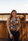 Cowboy Stamp Vest