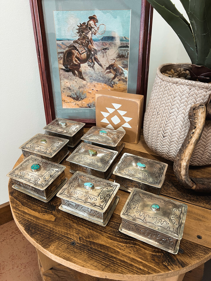 Small Stamped Jewelry Box