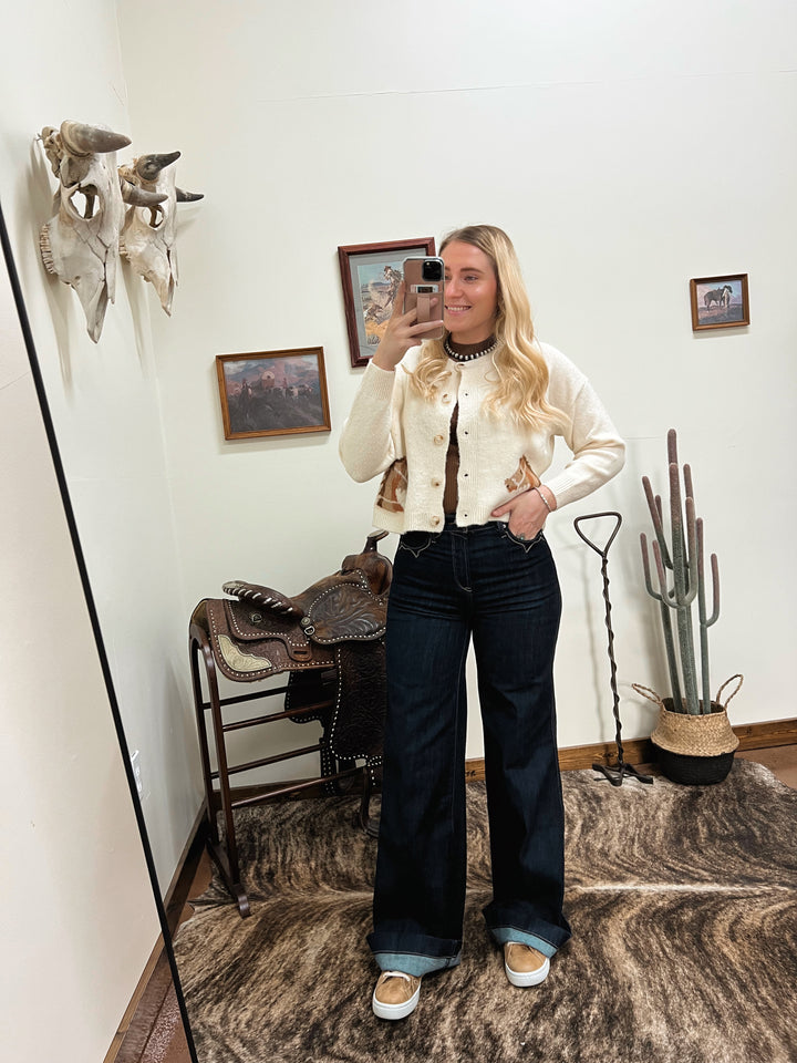 Ariat: Veronica Wide Leg Jeans HR