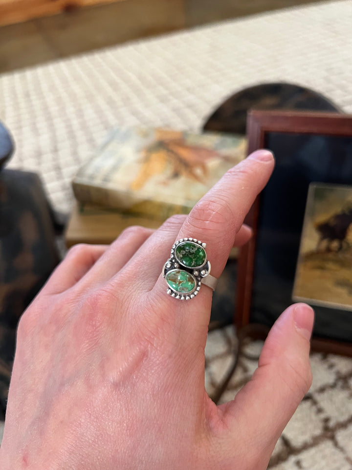 Sonoran Gold 2 Stone Ring