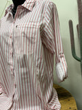 Ariat: Pink Strip VentTek Button-Up