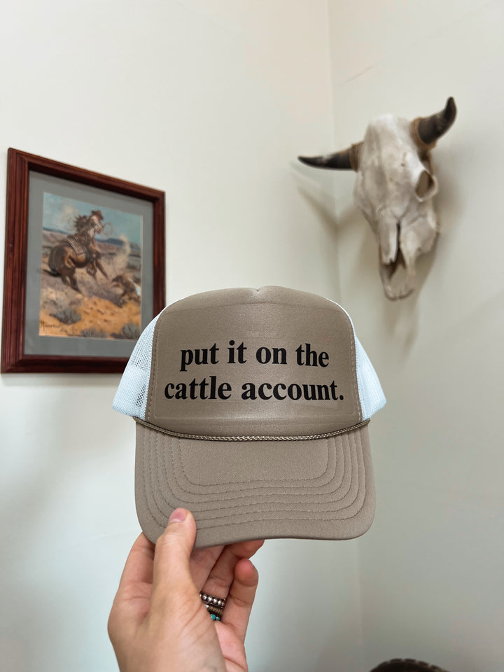 The Cattle Account Trucker Hat