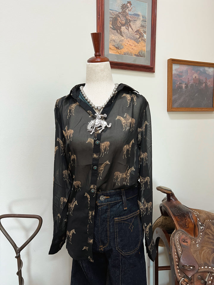 The Brooks Mustang Blouse