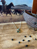 The Colter Necklace-Spiny + Turquoise