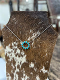 The Birch Turquoise Drop Necklace