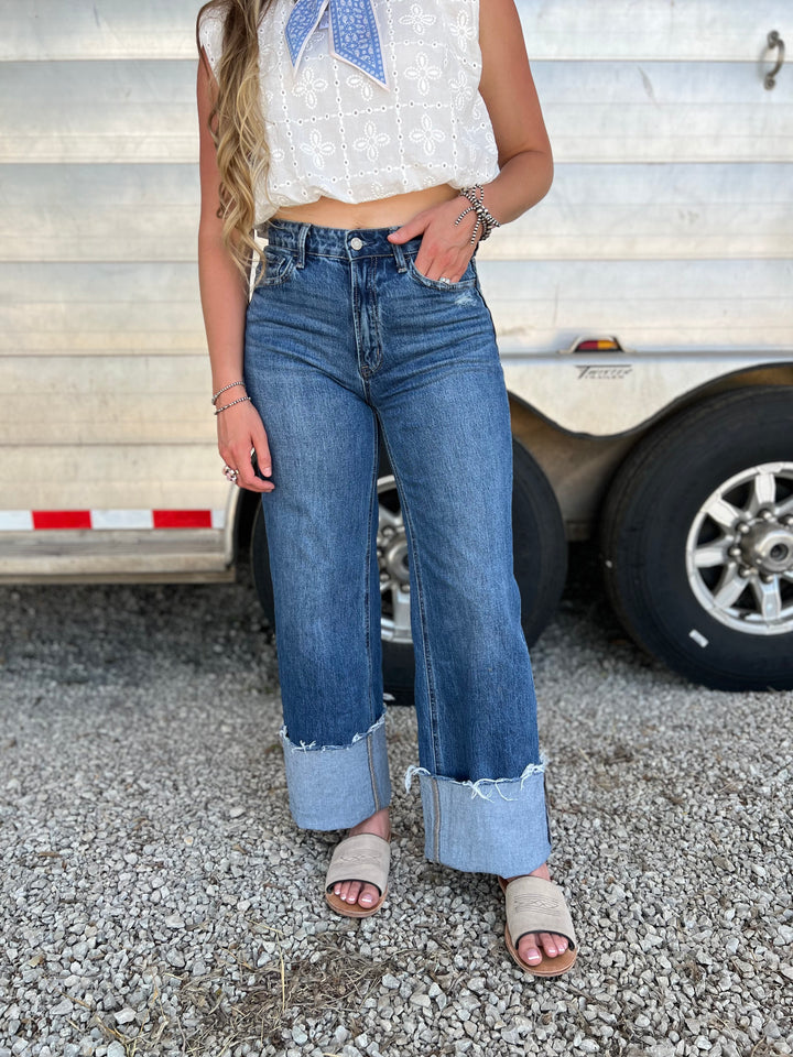 The Buckley Wide Leg Jeans