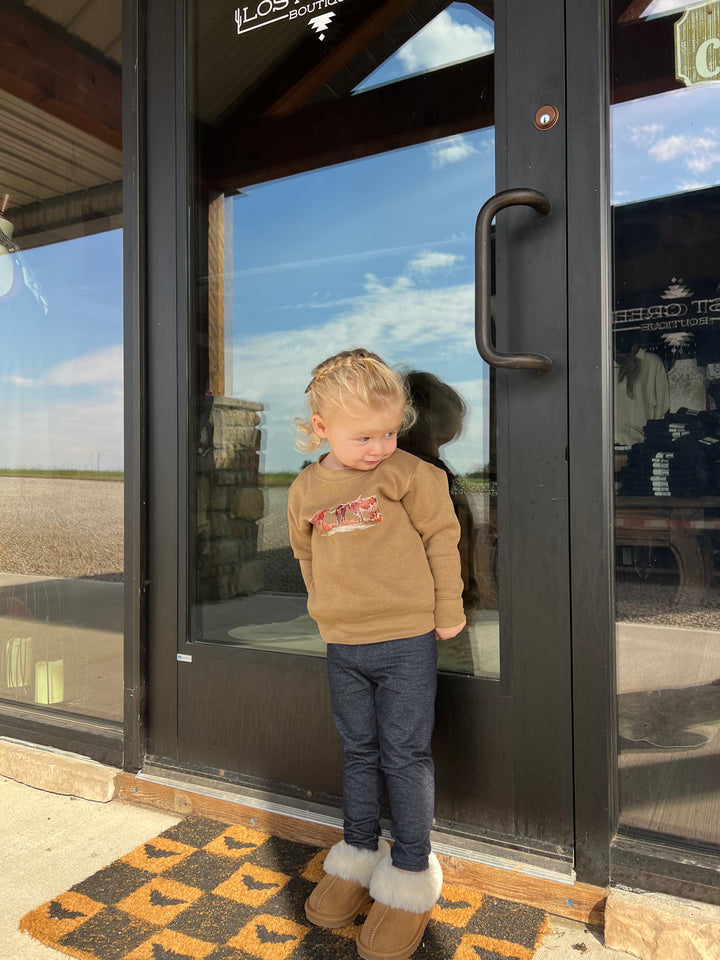 Longhorn Pumpkin Patch Toddler Crewneck