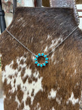 The Birch Turquoise Drop Necklace