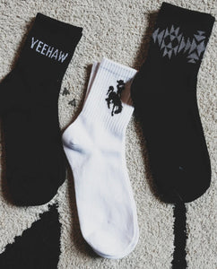 KIDS/Monochrome-Sock Em' 3pk Set