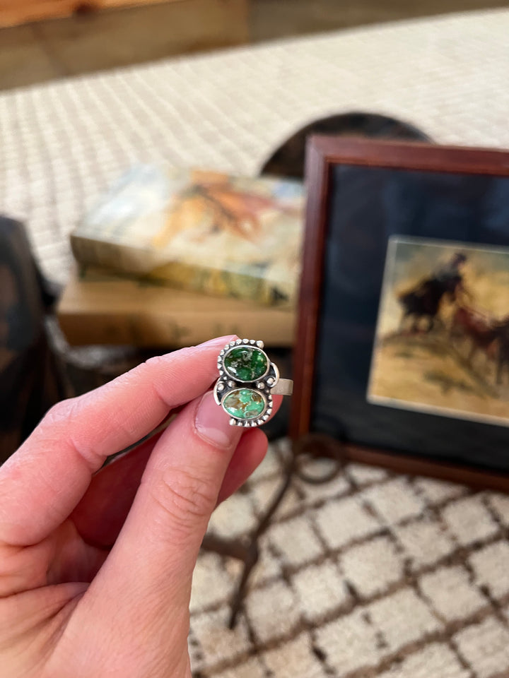 Sonoran Gold 2 Stone Ring