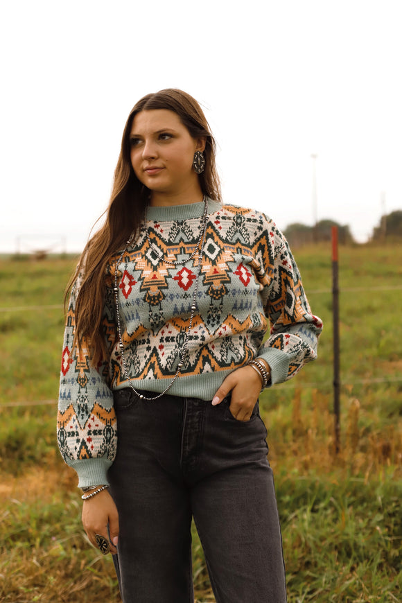 The Boone Aztec Sweater