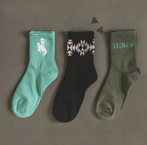 Kingman-Sock Em' 3pk Set