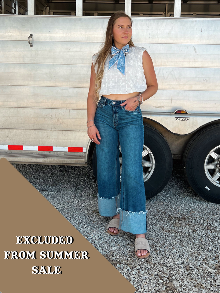 The Buckley Wide Leg Jeans