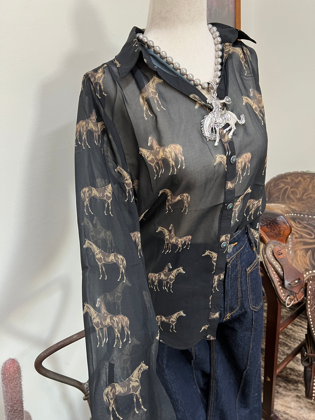 The Brooks Mustang Blouse
