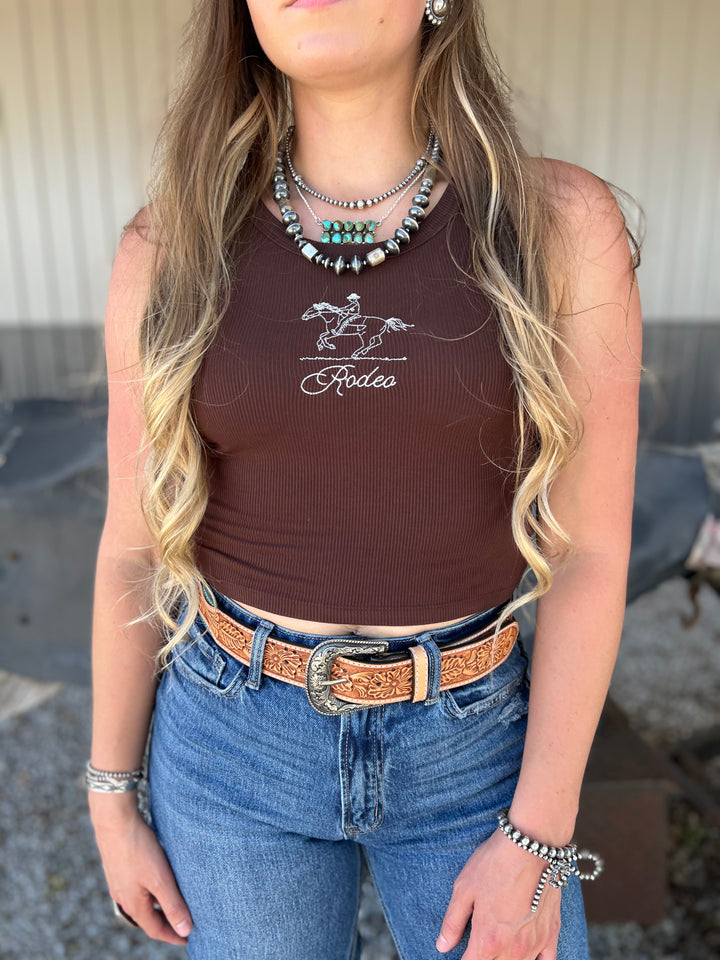 The Rough Hand Belt-Teal