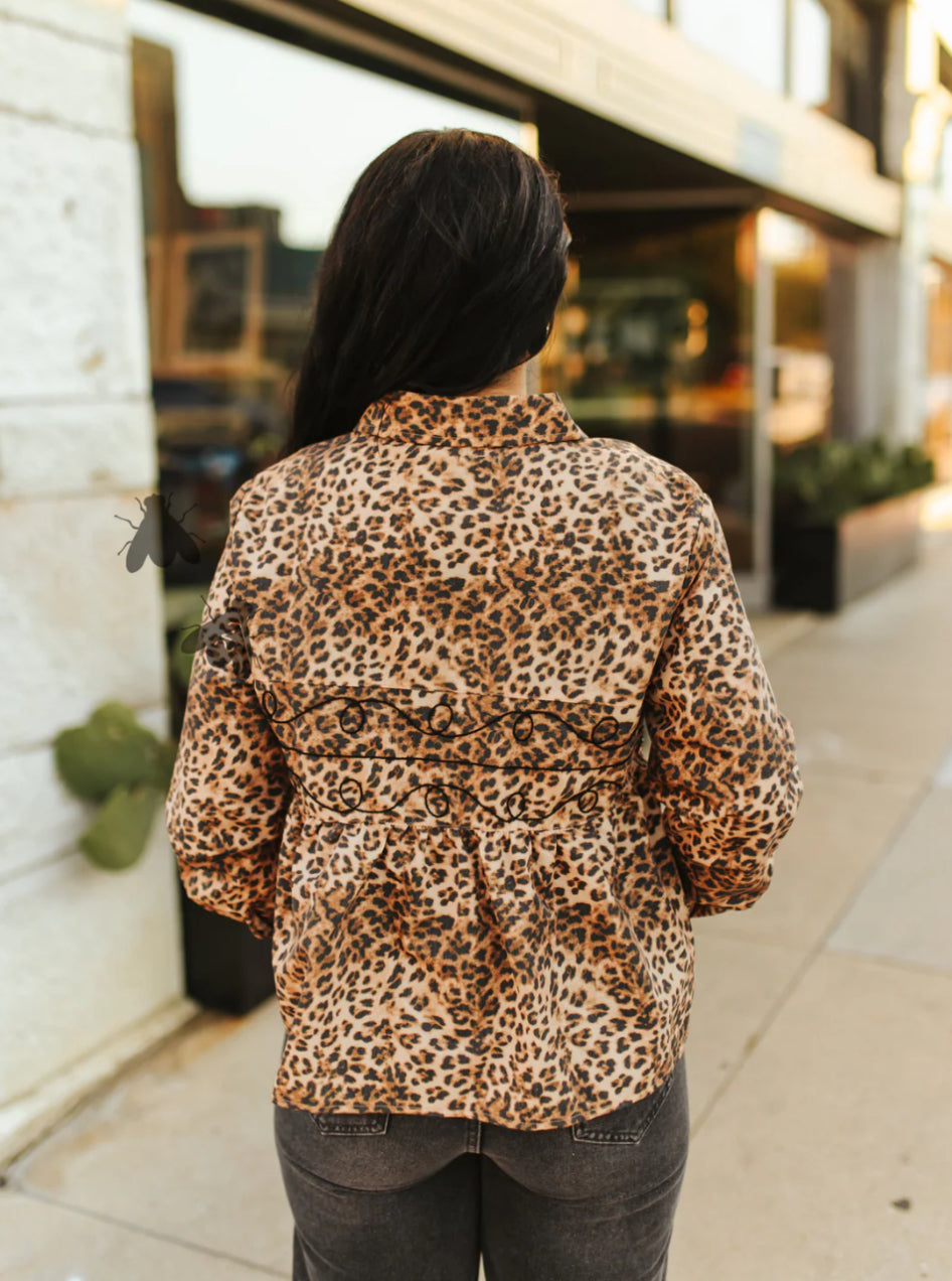 Leopard Loopty Lou Long Sleeve Top