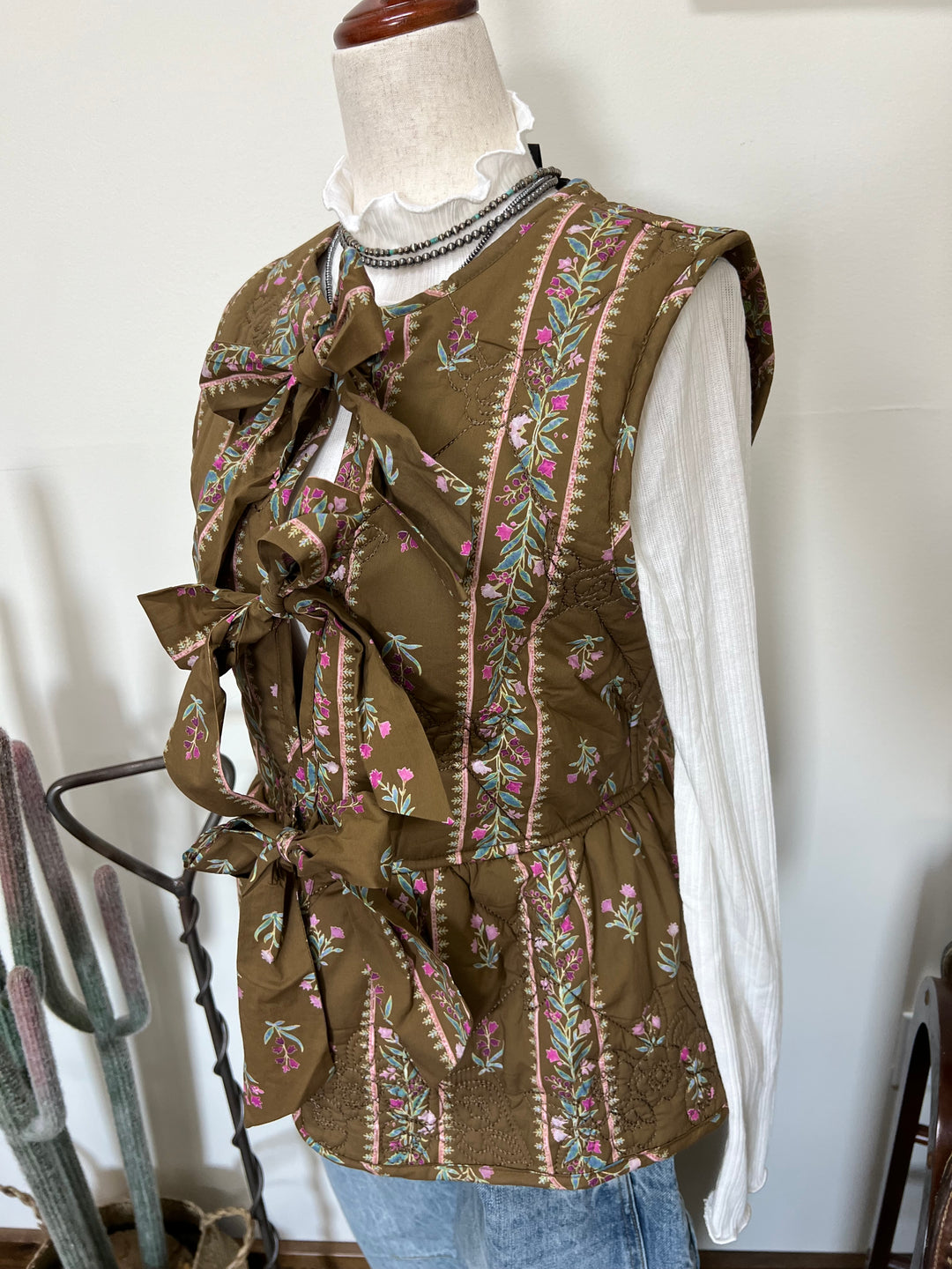 Petunia Quilted Vest