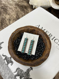 The Oblong Turquoise Earrings