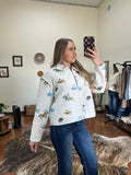 Western Motif Quilt Jacket