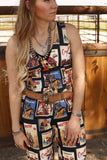 Cowboy Stamp Vest