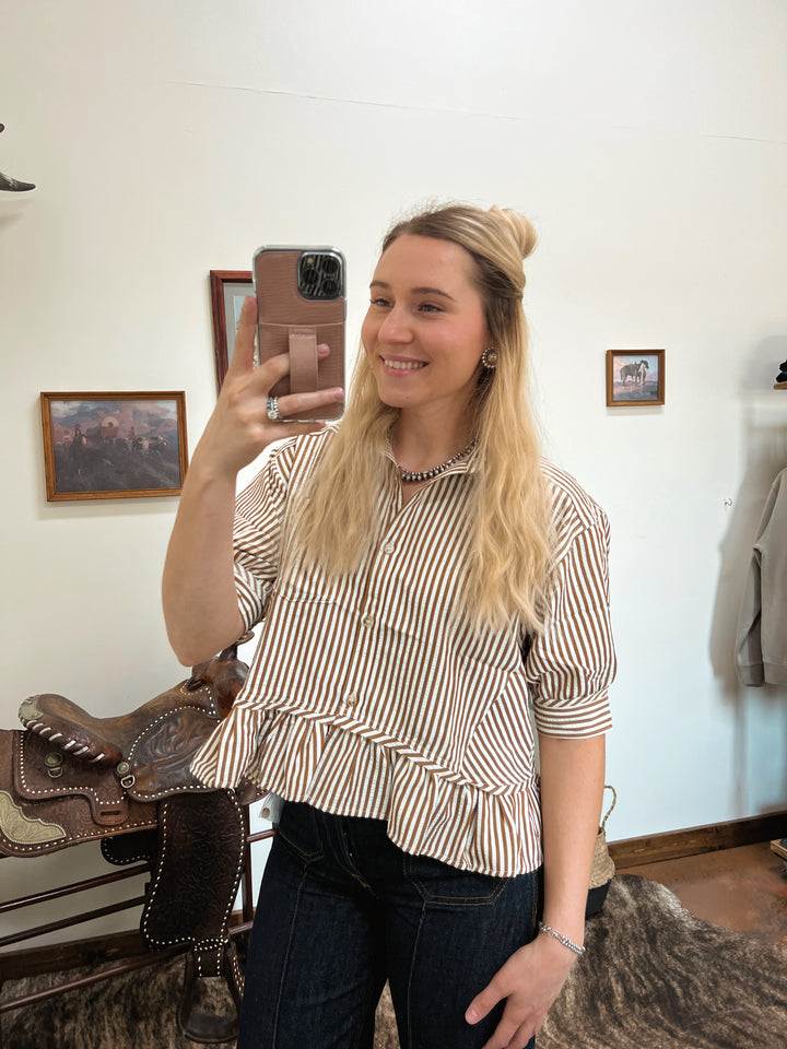 The Cutter Top-Brown
