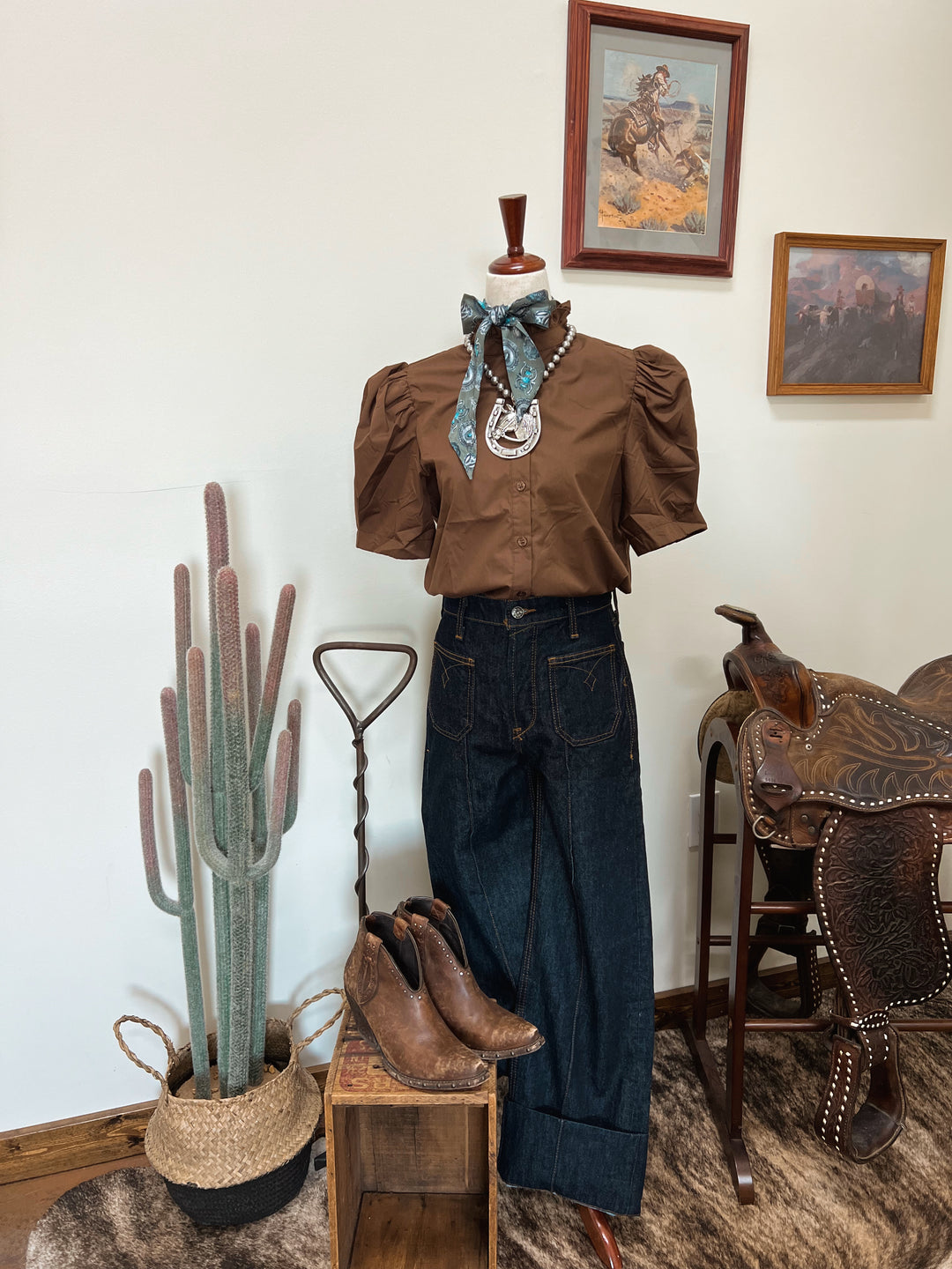 Cattleman’s Top-Brown