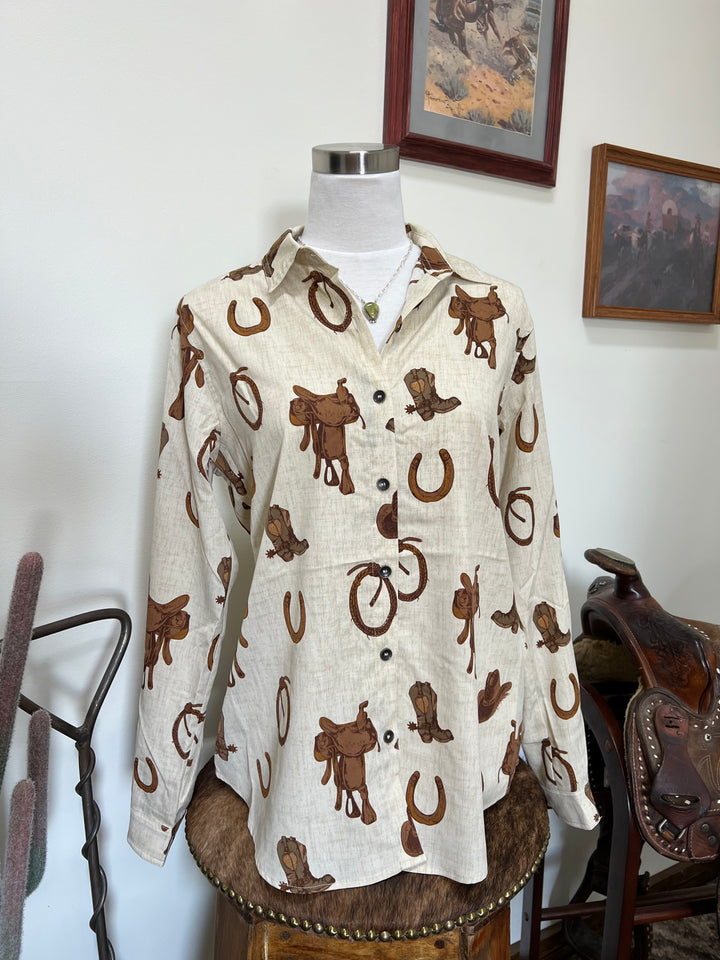 Ariat: Cowboy Tack Button-Up